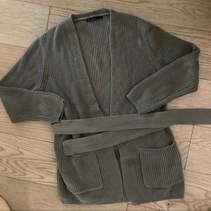 Jenni Kayne Olive Green Cardigan